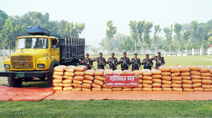 ব্রাহ্মণবাড়িয়ায় ৩ টন ভারতীয় জিরা জব্দ